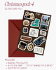 naklejki i wlepy Świąteczny zestaw naklejek 3d - Christmas pack 4. 1