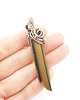 wisiory Tygrysie oko wisiorek wire wrapping 4
