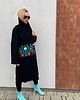płaszcze damskie Płaszcz Sultana Style Black 10