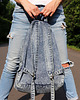 plecaki Plecak młodzieżowy szkolny vintage jeansowy ST05 4