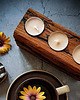 świeczniki i świece Karkonoskie Pioruny - drewniany świecznik (tealight) Lichtenberg Fractal 3