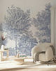 tapety i naklejki ścienne Tapeta Mural Drzewa vintage blue 2