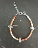 bransoletki z kamieni naturalnych Bransoletka RAW opal ognisty, diament herkimer 2