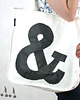 torby na zakupy ::: SHOPPING BAG ampersand BLACK ::: 1