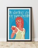 grafiki i ilustracje Plakat "Oh darling blue" 4