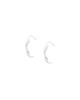 kolczyki srebrne WAVES Semicircle mini / silver earrings 7