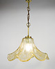 lampy wiszące Szklana lampa wisząca, lata 70 7