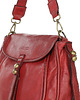 torby na ramię Torebka classic saddle bag ze skóry naturalnej na ramie czerwona 3