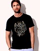 t-shirty męskie Koszulka organiczna z nadrukiem Dark Owl 1