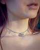 chokery Falena, choker z labradorytu z ćmą 3