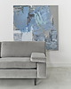 sofy i szezlongi Sofa HELSINKI szary welur, skandynawski design 1