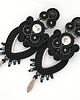 kolczyki soutache Czarne długie kolczyki soutache 3