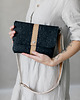 torby na ramię Marmollada - filcowa listonoszka GRAFIT + brąz 3