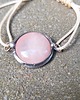 bransoletki wire wrapping Kwarc na lato  - bransoletka sznurkowa 1