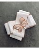 broszki Brosza  White z Kokardą Rose Gold 9