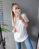 t-shirt damskie T-SHIRT OVERSIZE I275 BIAŁY 1