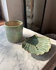 mydelniczki Jasno Zielony Ceramiczny Zestaw Łazienkowy z Mydelniczką Muszlą 2
