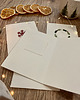 kartki scrapbooking Haftowane kartki świąteczne Bożonarodzeniowe - zestaw 4 szt 3