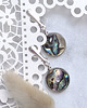 klipsy PAUA SHELL , UNIKATOWE KLIPSY ze srebra 3