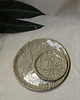 talerze, miski Zestaw talerzy rysunki bazgroły ceramiczny ręcznie robiony 2