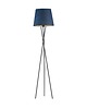 lampy podłogowe Skandynawska lampa stojąca na trójnogu do salonu z abażurem TOKIO VELUR 8