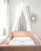 namioty i tipi dla dzieci Lniany baldachim - GRAY STRIPES 4