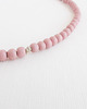 korale Powder Pink lekki Naszyjnik bez metalu 2