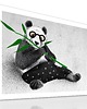 obrazy Obraz na płótnie Panda w Okularach 120x80cm 1