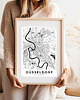 plakaty Plakat Mapa Dusseldorf 2
