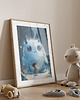 plakaty Plakat Niebieski stworek III 2