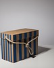 skrzynki, kufry i pudła Bag Box - Torba tekturowa 32x16x24 cm pasy nieb. 1