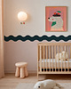 tapety i naklejki ścienne Wainscoting Double Wave - samoprzylepny dekoracyjny panel ścienny 5