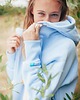 bluza z kapturem damska Bluza rozpinana LUZAK błękitny 6