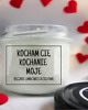świece zapachowe Świeca sojowa KOCHAM CIĘ KOCHANIE MOJE 235 ml 1