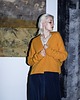 kardigany damskie Szafranowy wełniany kardigan LOLA Saffron 2