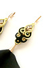 kolczyki soutache Sutaszowe kolczyki  NERO 2