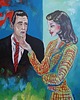 obrazy Obraz do salonu humphrey bogart lauren bacall 1