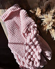 swetry damskie  Oversizowy Sweter Bubble Sleeve- brudny róż 2