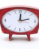 zegary Cichy zegar drewnianystojący - Czerwony 2