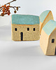 figurki i rzeźby Ceramiczne domki zestaw 3 szt. 4