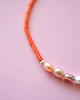 bransoletki z kamieni naturalnych Naszyjnik Pearl Orange 4