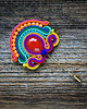 broszki Kolorowa broszka soutache 1