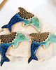 magnesy Ceramiczny delfin -  magnes na lodówkę 2