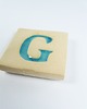 magnesy Ceramiczny magnes, niebieska literka G 3