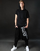 spodnie dresowe damskie Czarne wygodne spodnie baggy  NO RULES unisex 6