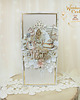 kartki scrapbooking Kobieca kartka urodzinowa, 18 urodziny "Beige Memories 1" GOTOWA 1