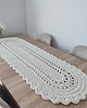 obrusy i serwetki Bieżnik owalny szydełkowy ze sznurka bawełnianego 50cmx150cm 1