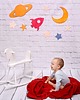 naklejki ścienne do pokoju dziecka Księżyc zaokrąglony MAGIC WALL 2