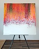 obrazy FLUO 80x80 cm Akryl na płótnie Abstrakcja do salonu 4