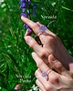 pierścionki - różne Szklany pierścionek "Nereida Petite" - fiolet neodymowy 9